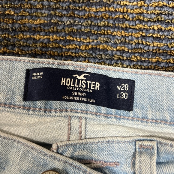 Hollister Jeans Blue Skinny Stretch - Picture 2 of 7